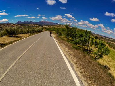 Road bike in Granada area, Andalucía southern Spain