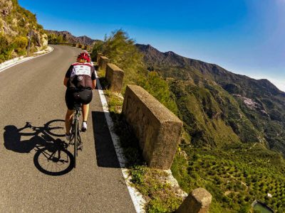 Road bike in Almuñécar, Costa Tropical south of Spain